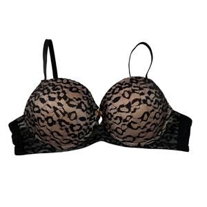Jezebel Lace Push up Underwire Bra Size 38C Sexy Formal Intimates Party